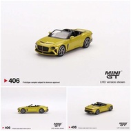 Mini GT 406 Bentley Mulliner Bacanr Yellow Flame