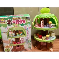 Koeda Chan Tree house 3-Storey Hand-Cranked Elevator Dollhouse