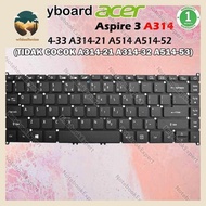 Keyboard Acer Aspire 3 A314 A314-21 A314-41 33 31 A514 A514-52 A514-53 wildaalfaniaa