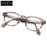 二手 Moscot LEMTOSH Col. Brown Ash Wellington 型眼鏡框，搭配近視鏡鏡片，尺寸 46□24-145（成色極佳）