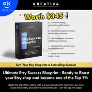 TEMPLATE PDF - Ultimate Etsy Success Blueprint - Ready to Boost your Etsy shop and become one of the