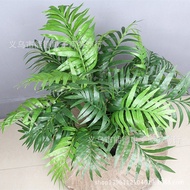 Boutique Sunflower Leaves Simulation Palm Tree Tropical Rainforest Wholesale Plant Wall Iron Leaves 