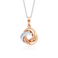 SK Jewellery SK 916 Radiant Knot Gold Pendant