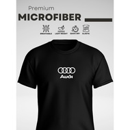 MICROFIBRE jersey audi quick dry t shirt lelaki perempuan tshirt woman man gym sport men sportswear 