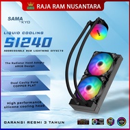 KYO SAMA SI240 BLACK FRGB AIO Liquid Cooling 240mm AIO 240 OFFICIAL WARRANTY
