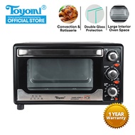 TOYOMI Electric Toaster | Convection Oven 25L/35L [Model: TO 2311RC/ 3533RC] Rotisserie/ Baking Tray