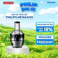 Philips HR1863 800W Juicer Fast Juicer, Compact Cleaning-