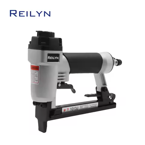 Reilyn 20Ga Pneumatic Upholstery Stapler 1013J 7/16" Crown Nailing Gun for Framing Furniture Leather