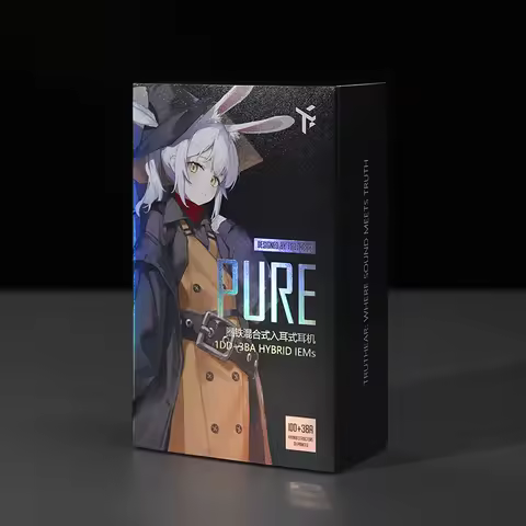 TRUTHEAR PURE earphones 1DD+3BA Hybird Wired in-ear headphones HIFI earplugs 3.5mm plug 0.78mm 2pin