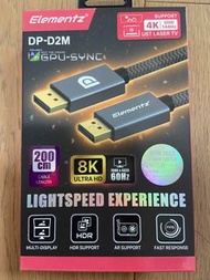 DP 1.4線 DisplayPort 1.4 / 支援8K@60Hz /4K@144Hz /2米