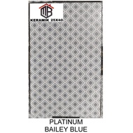 Keramik Dinding Kamar Mandi Platinum Bailey Blue 25x40 kw1