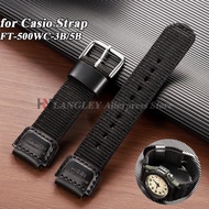 19mm for Casio FT-500WC-3B/5B Watch Nylon Canvas Watch Strap Sport Bracelet Military Outdoor Fashion