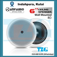 (OHM) AMPAUDIO (KULAI) 6" 8OHM CEILING SILING SPEAKER 6 INCH