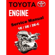 TOYOTA ENGINE 1E / 2E / 2E-C SERVICE REPAIR MANUAL