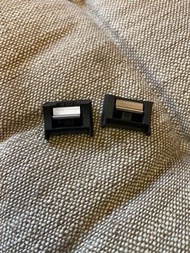 Fitbit charge 2 adapter 黑色不鏽鋼連接器超高質