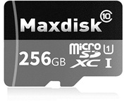 MaxDisk Micro SD SDXC Card 256GB High Speed Class 10 Micro SD Memory Card With Micro SD Adapter