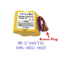 Fanuc BR-2/3AGCT4A 6V Lithium Battery A98L-0031-0025 CNC PLC Memory Backup Battery Pack