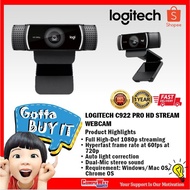 Logitech C922 Pro HD Stream Webcam