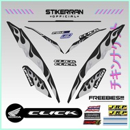 ▥ ✙ HONDA CLICK 125 V2 VARIO FIRE DECALS