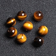 7A Natural Yellow Tiger Eye Stone Loose Beads Tiger Eye Stone diy Handmade Round Beads Crystal Beade