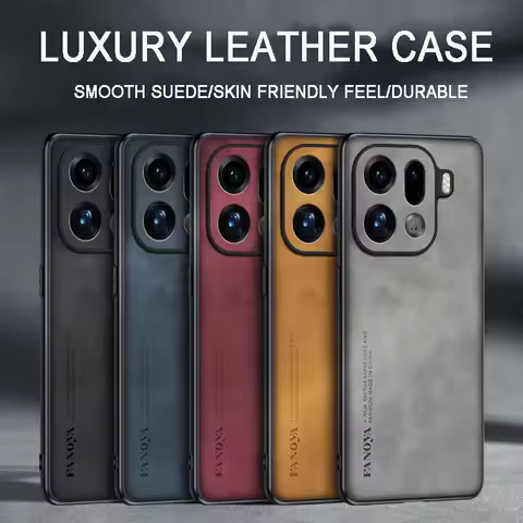 Luxury Leather Case For Oppo Find X9 Pro Anti Drop Case Anti Slip Cover Oppo Find X9 Phone Fundas Pa