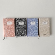 A6 dot grid notebook with smooth horizontal lines Crabit Composition notebook