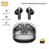 【Premium TWS Bluetooth 5.4 Earphone】Wireless Hi-fi Compatible AI Noise Cancellation Long Battery Lif