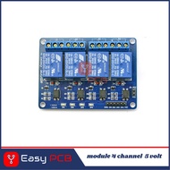 4 Channel 5V DC Module Relay for Arduino Uno R3, Nano, and Mega