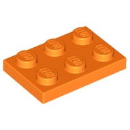 Lego 3021 part Plate 2 x 3 orange