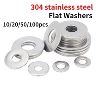 2pcsFlat washer M2-M14 304 stainless steel washer Flat washer