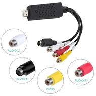USB 2.0 RCA Composite S-video CVBS Audio Video Capture Card for DVD VHS Player Camera TV Box Record 