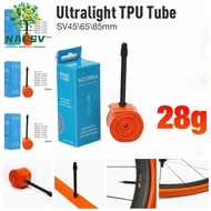 NAESV Ultra Light Inner Tube, TPU French Valve Bicycle Inner Tube, Portable Ultralight Anti-ageing O