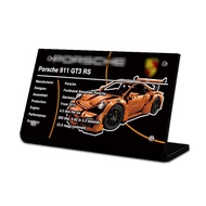 Sticker Plaque for LEGO 42056 Porsche 911 GT3 RS, Car036