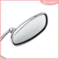 [Ecusi] Motorcycle Side Mirror Professional Racing Easily Install Good performance Bar End Mirror Stainless Steel