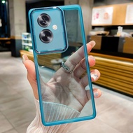 transparent Casing For oppo reno 11F 5G 2024 reno11F phone case Clear Fashion Cover case with camera