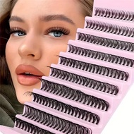 Segment Western Lashes 200Pcs Amazon 30D/40D/80D, 8-16mm D Curl, Fluffy Volume