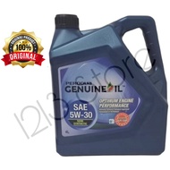 70100127 / 70011004 Perodua SAE 5W30 semi synthetic engine oil (4 liter)(blue) for Myvi, Axia, Bezza, Arus, Alza