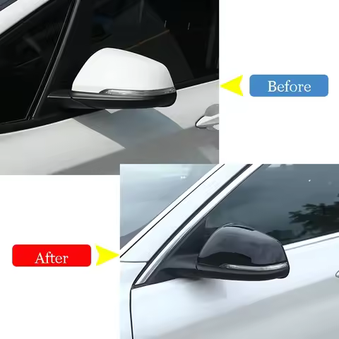 For BMW 1 2 Series F40 F45 F46 Gran Active Tourer ABS RearView Mirror Cover Trim for BMW X1 X2 2016-