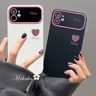 เคสสำหรับ Samsung A05 A05s A14 A04 A34 A54 A52s A23 A13 A50 A32 A03 A52 A30s หน้าต่างขนาดใหญ่ A50s แข็งโรแมนติกรัก A03s เคสป้องกันซิลิโคนนิ่มกันกระแทก