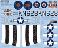 Platz 172124 [Decal 1/72 Scale C-47 British Air Force Montgomery Aircraft US Army 87th Soldier Trans