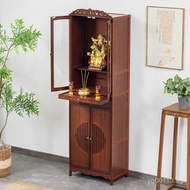 New Chinese Buddha Niche Cabinet Buddha Statue Altar Clothes Closet Incense Burner Table Altar Guany