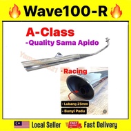 WAVE 100R STANDARD RACING EXHAUST PIPE W100R WAVE100R WAVE100 R EKZOS EXZOS EJOS MUFFLER RACING NLK 