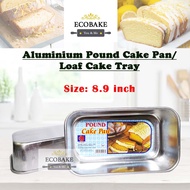 8.9" Aluminium Pound Cake Pan / Rectangle Loaf Cake Mould / Loaf Cake & Bread Tin / Loyang Segi-empa