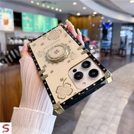 Casing Tecno Spark 30C Go 2 Go1 30 20 20C 10C 9T 8C 8P 8T 7P 6 Luxury Diamond Milky white Clover Luc