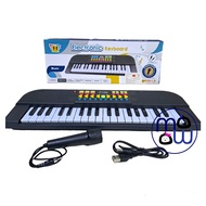 MOMO  Mainan Organ Elektronik Keyboard Piano 37 keys - Alat Musik / Mainan Piano / Musikal Keyboard