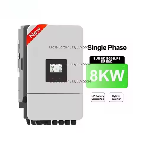8kW SUN-3.6/5/6/7/7.6/8K-SG05LP1-EU Single Phase Low Voltage Deye Hybrid Inverter 8kva