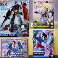 BANDAI 模型 🟡A. EG 1/144 RX-78-2 高達  🟤B.F賞透明  SD RX-93 Nu GUNDAM  🟡C.68*SDV 隊長高達 CATAIN GUNDAM  🟢D. EG