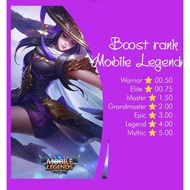 Boost rank mobile legend (joki ml)