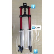 BIG SALE KAWASAKI KLX150 - FRONT FORK (UPSIDE DOWN) SHOCK USD CNC (READY AT SABAH/SARAWAK)