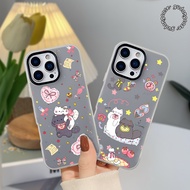 CASE CASING JELLY COLOR 2 IN 1 CAT LOVERS FOR REALME 5 5i 5S 7i 14 14T 15T C11 C12 C15 C17 C20 C20A 
